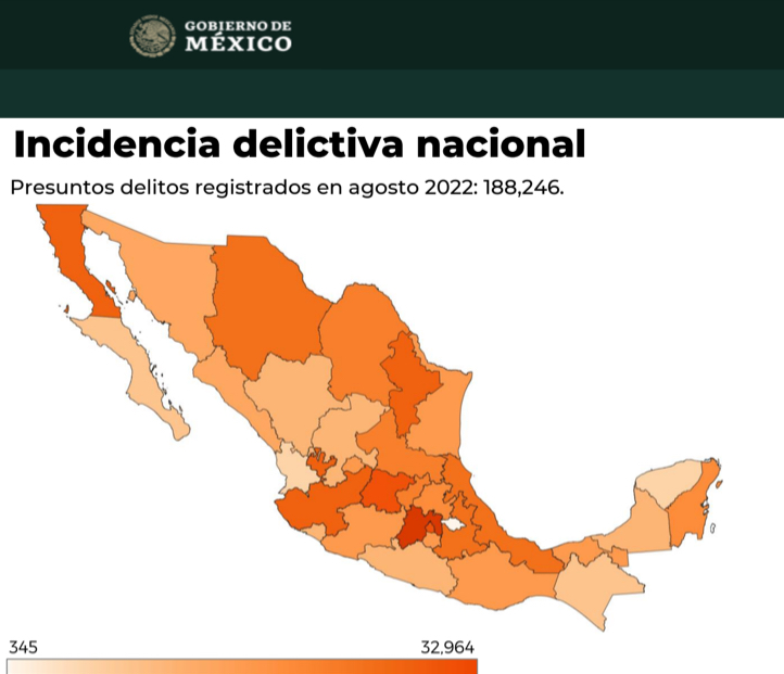Tlaxcala primer lugar con menor incidencia delictiva en el país