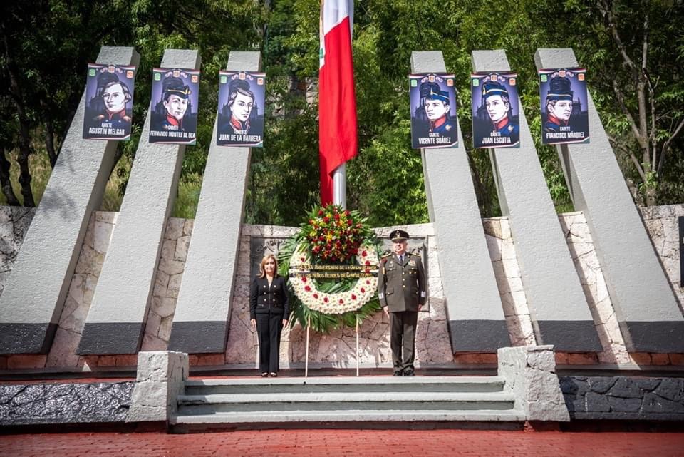Encabeza Gobernadora Ceremonia del 175 Aniversario de los Niños Héroes de Chapultepec