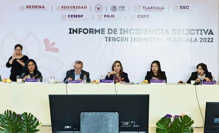 Tlaxcala se mantiene como el estado con menor incidencia delictiva