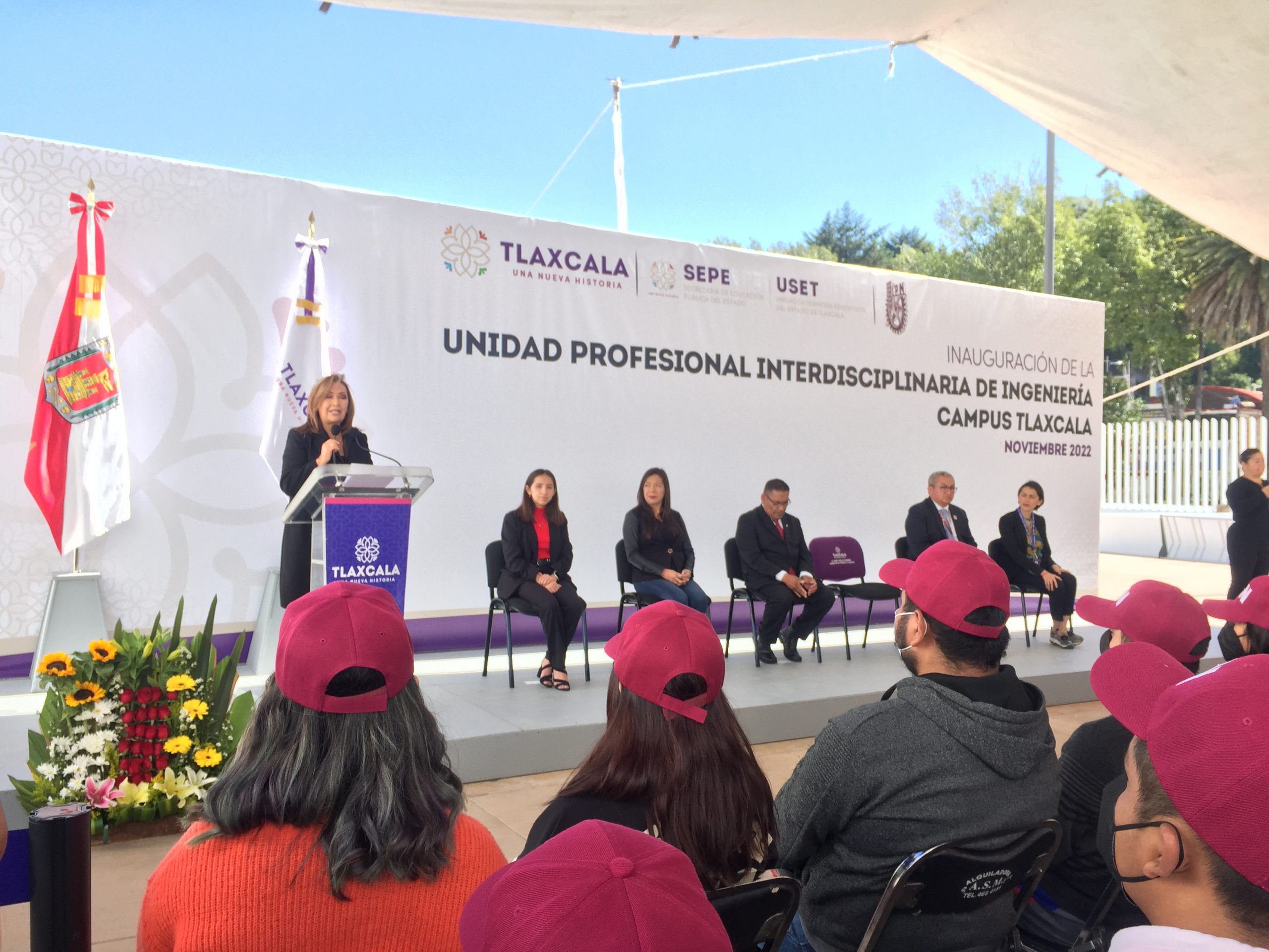 Inauguró Gobernadora Sexto IPN de la República en Tlaxcala 