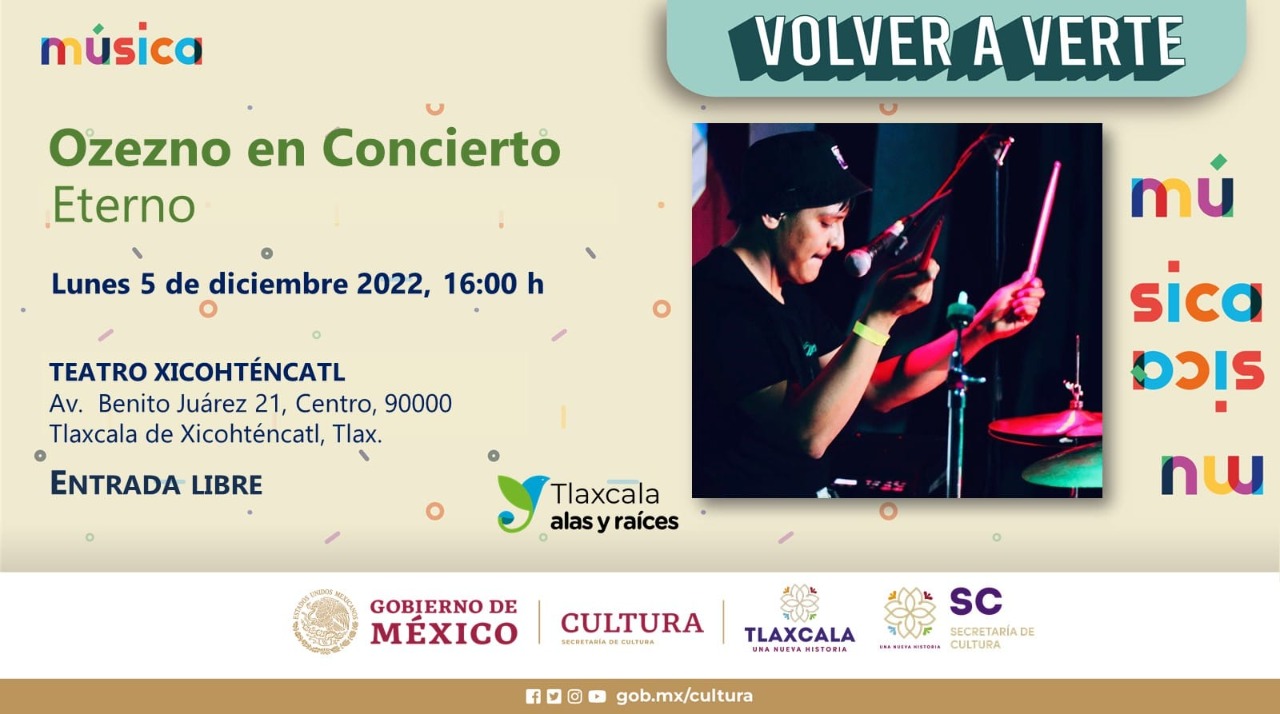 REALIZARÁN CONCIERTO DE MONEDITA DE ORO EN TLAXCALA