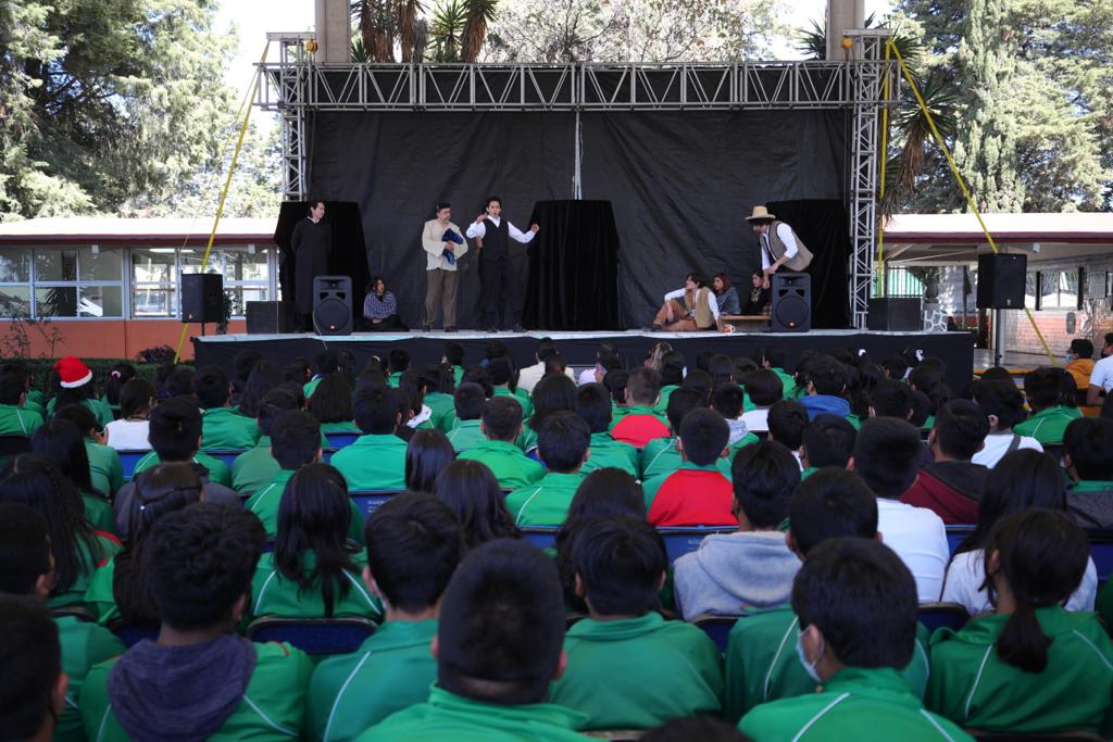 PROMUEVE SECUNDARIA GENERAL “RAÚL ISIDRO BURGOS” LA LECTURA MEDIANTE OBRA DE TEATRO