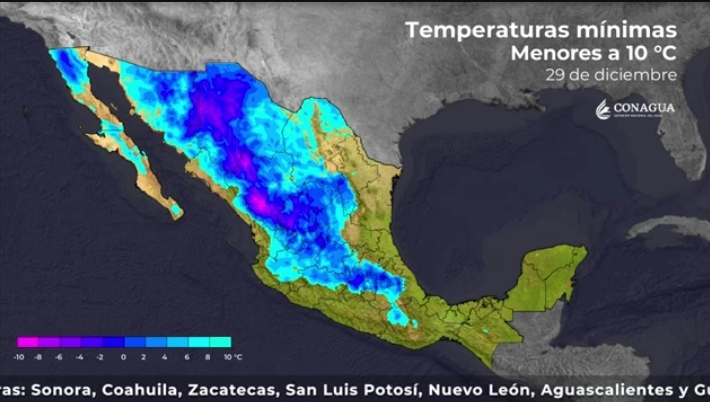Se pronostican lluvias fuertes para Chihuahua, Quintana Roo y Sonora, durante este jueves