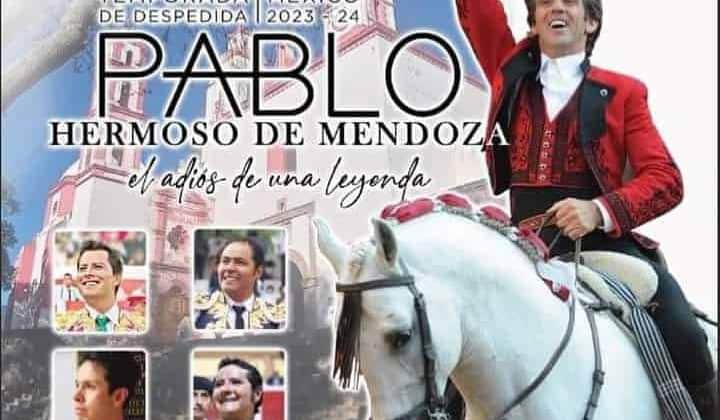 Se despide hoy rejoneador Pablo Hermoso de Mendoza en plaza «San Marcos»