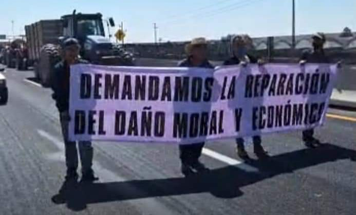 Ante demandas de robos, marcharon campesinos para ser escuchados