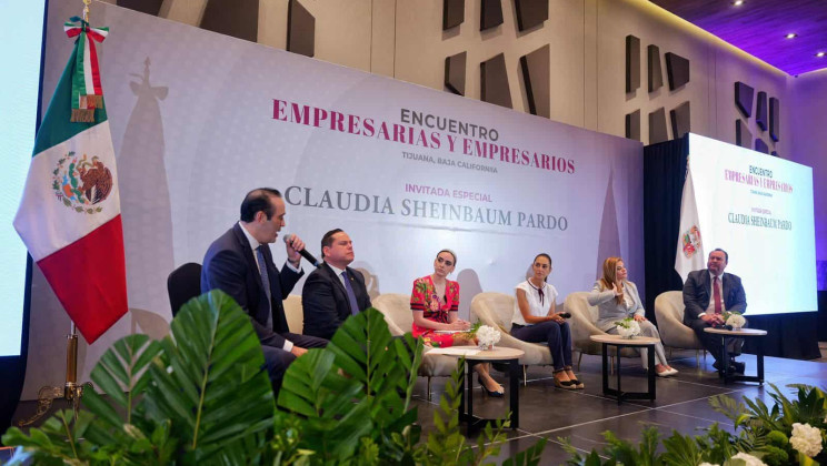EXPLOTAR POTENCIAL DE INVERSIONES EN BAJA CALIFORNIA Y CONECTARLA CON TODO EL PAÍS, PLANTEA CLAUDIA SHEINBAUM ANTE EMPRESARIOS DE TIJUANA