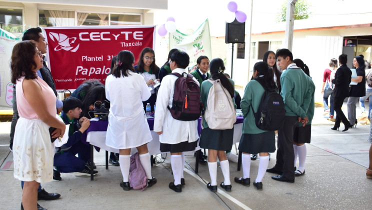 LLEVAN A CABO INTERCAMBIO ACADÉMICO EN CIENCIA Y TECNOLOGÍA CECyTE TLAXCALA – PUEBLA