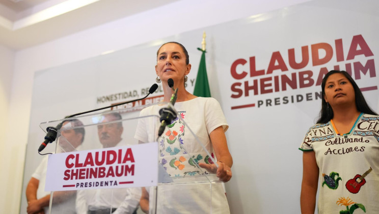CLAUDIA SHEINBAUM LLAMA A SEGUIR CON LA POLÍTICA DE LA 4T A FAVOR DEL BIENESTAR Y LA PROSPERIDAD