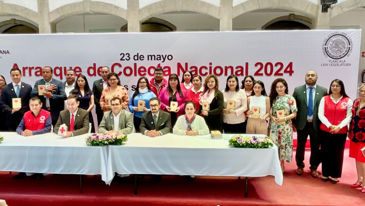 Arranca colecta anual de Cruz Roja 2024 “Todos somos héroes” en el Congreso del Estado