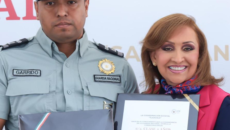 RECONOCE LORENA CUÉLLAR LABOR Y PATRIOTISMO DE LA GUARDIA NACIONAL