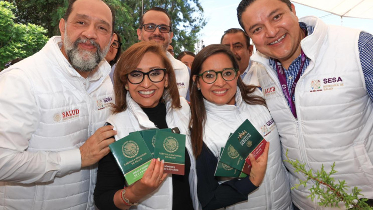 ENCABEZA LORENA CUÉLLAR INICIO DE JORNADA NACIONAL DE SALUD 2024 EN ATLTZAYANCA