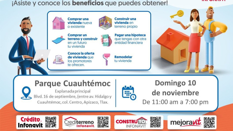 INFONAVIT ACERCA CRÉDITOS A DERECHOHABIENTES DE APIZACO