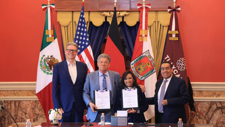 FIRMAN TLAXCALA Y ALEMANIA CONVENIO PARA FORTALECER LA FORMACIÓN PROFESIONAL DE LOS JÓVENES