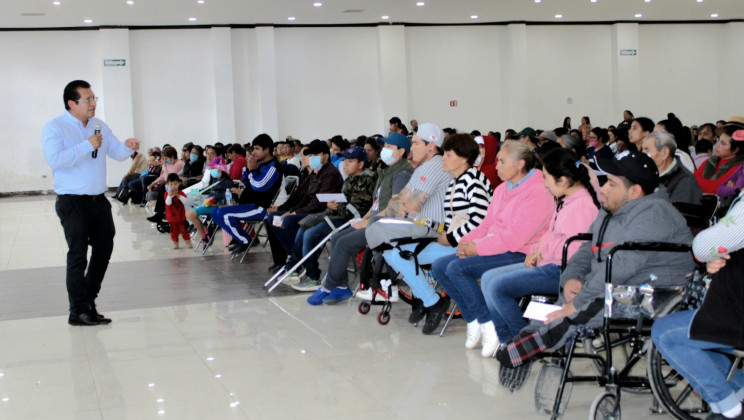 GOBIERNO FEDERAL ASISTE A 19 MIL 403 PERSONAS CON DISCAPACIDAD EN TLAXCALA