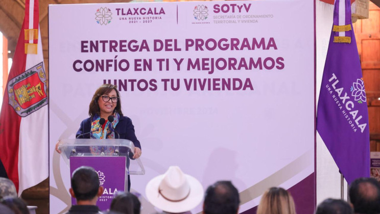 ARRANCA GOBERNADORA PROGRAMA “CONFÍO EN TI Y MEJORAMOS JUNTOS TU VIVIENDA 2024”
