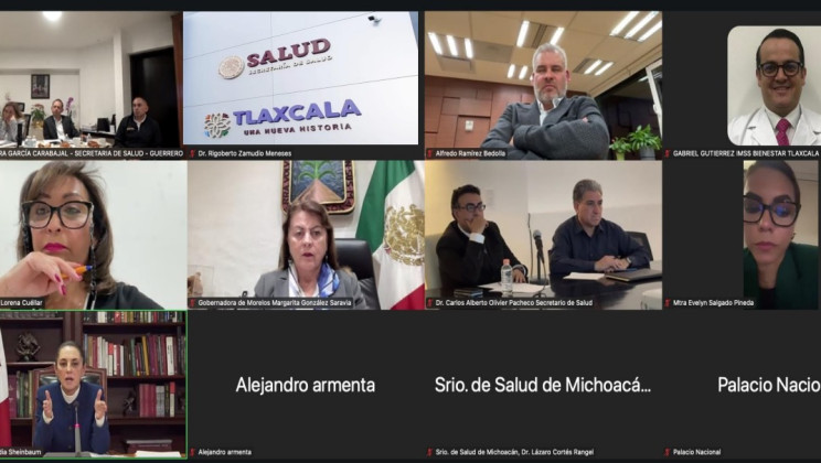 REVISA PRESIDENTA SHEINBAUM CON GOBERNADORES AVANCES DEL SISTEMA IMSS-BIENESTAR