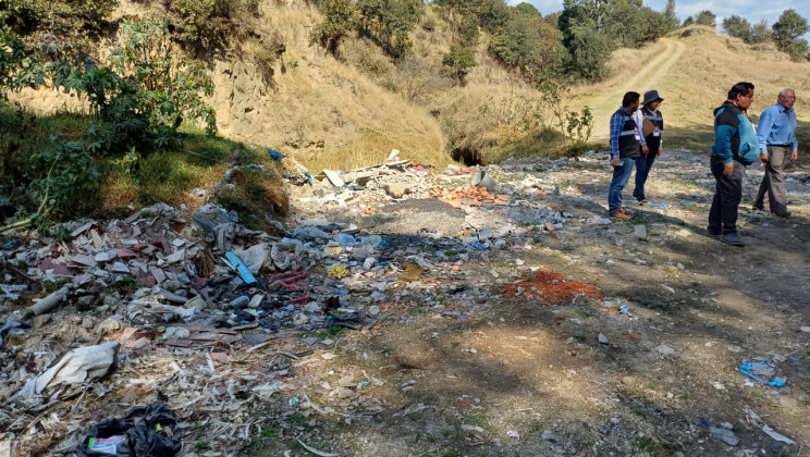 PROPAET IDENTIFICA Y CLAUSURA 15 TIRADEROS A CIELO ABIERTO EN SAN PABLO DEL MONTE