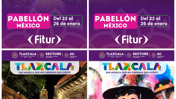 TLAXCALA, PRESENTE EN LA FERIA INTERNACIONAL DE TURISMO (FITUR) 2025