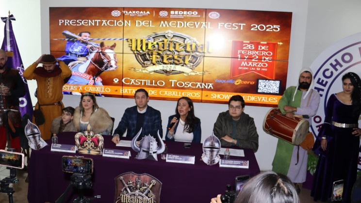 EN TLAXCALA SE REALIZARÁ EL PRIMER MEDIEVAL FEST 2025