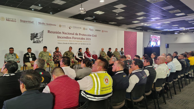 TLAXCALA PARTICIPA EN LA REUNIÓN NACIONAL DE PROTECCIÓN CIVIL DE LA TEMPORADA DE INCENDIOS FORESTALES 2025
