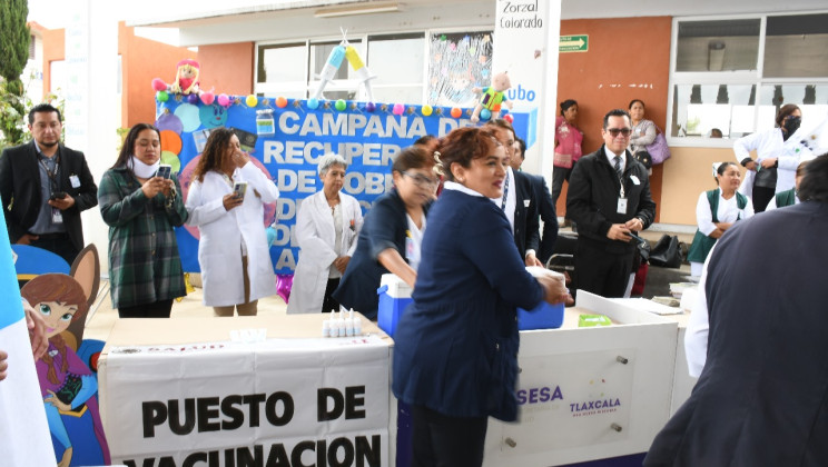 TLAXCALA OCUPA PRIMER LUGAR NACIONAL EN VACUNACIÓN CONTRA INFLUENZA, VPH Y COVID-19