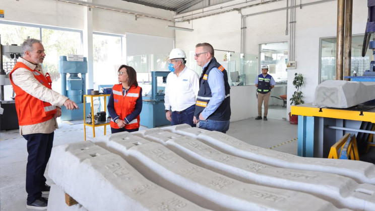 RECONOCE GOBERNADORA A LA EMPRESA POR SU PARTICIPACIÓN EN PROYECTOS EMBLEMÁTICOS DE TIPO FERROVIARIO