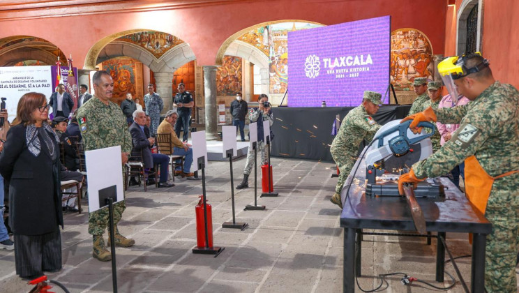 ARRANCA GOBERNADORA CAMPAÑA “SÍ AL DESARME, SÍ A LA PAZ” 2025