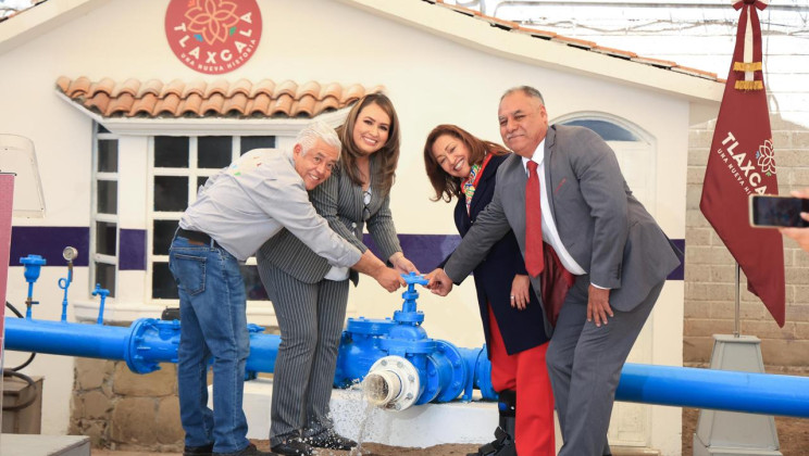 ENTREGÓ GOBERNADORA OBRA HIDRÁULICA EN CHIAUTEMPAN