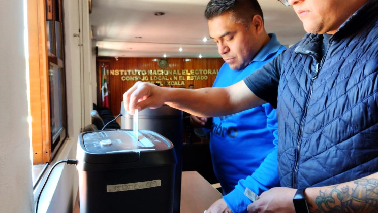 DESTRUYE INE TLAXCALA 179 CREDENCIALES NO RECOGIDAS DURANTE DOS AÑOS