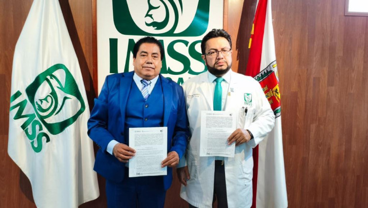 FIRMA CASA DE LAS ARTESANÍAS DE TLAXCALA CONVENIO CON EL IMSS