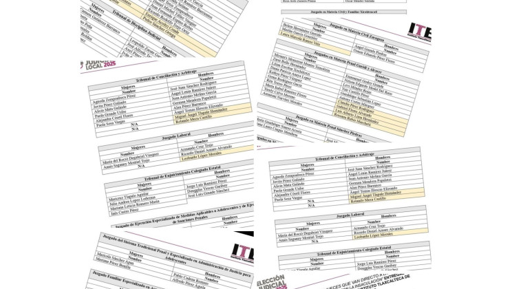 Más de 7 mdp de boletas serán impresas para magistraturas para el TSJE