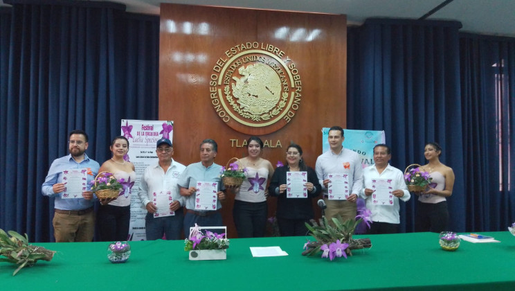 Encabezó Soraya Bocardo el Festival de la Orquídea en Tlaxcala