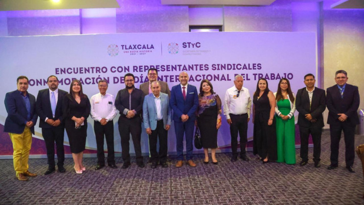 CROM, CTM y CROC RESPALDAN POLÍTICA DE BIENESTAR LABORAL DE LA GOBERNADORA LORENA CUÉLLAR, EN LA DEFENSA DEL TRABAJO