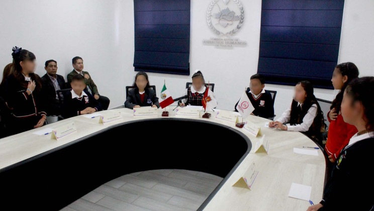 Preocupa a consejeros infantiles de la CEDHT las violencias contra las infancias, inseguridad en las escuelas, un ambiente sano y el respeto de sus derechos