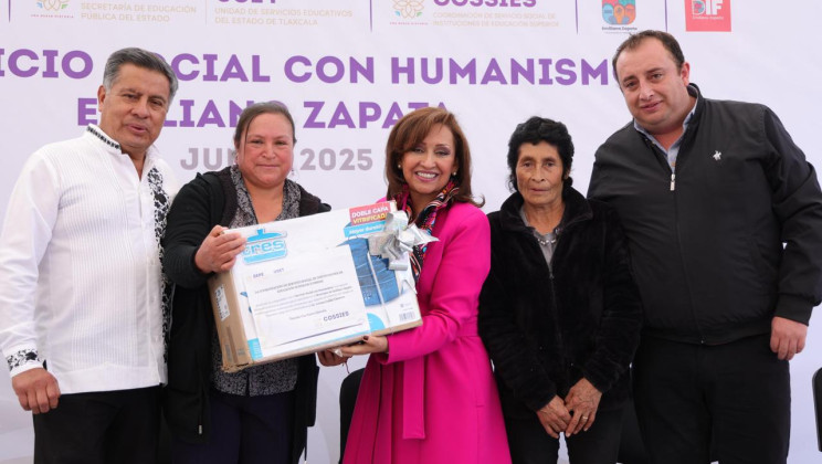 ENTREGA GOBERNADORA LORENA CUÉLLAR 400 INSUMOS A FAMILIAS, DONADOS POR JÓVENES DEL PROGRAMA “SERVICIO SOCIAL CON HUMANISMO”