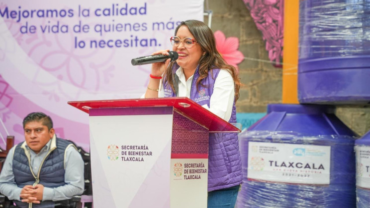 ENTREGA SECRETARÍA DE BIENESTAR 140 TINACOS A FAMILIAS DE TEPEYANCO Y XALTOCAN