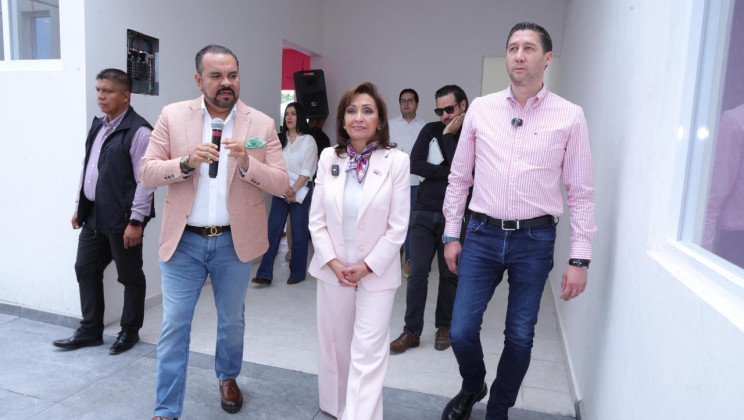 SUPERVISA GOBERNADORA LORENA CUÉLLAR AVANCE DE GUARDERÍA EMPRESARIAL DE CIUDAD INDUSTRIAL