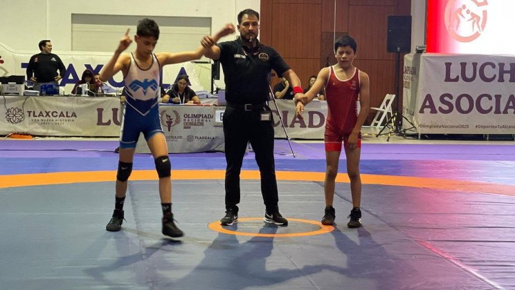 GANAN GLADIADORES TLAXCALTECAS DOS BRONCES MÁS EN LUCHAS ASOCIADAS DE LA OLIMPIADA NACIONAL