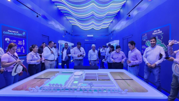 DELEGACIÓN DE GUANAJUATO CONOCE MODELO DE GESTIÓN HÍDRICA DE LA PLANTA DE TRATAMIENTO DE TLAXCALA