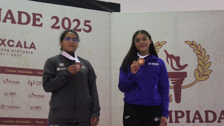 ARIANI ESPINOSA GANA MEDALLA DE BRONCE PARA TLAXCALA EN OLIMPIADA NACIONAL