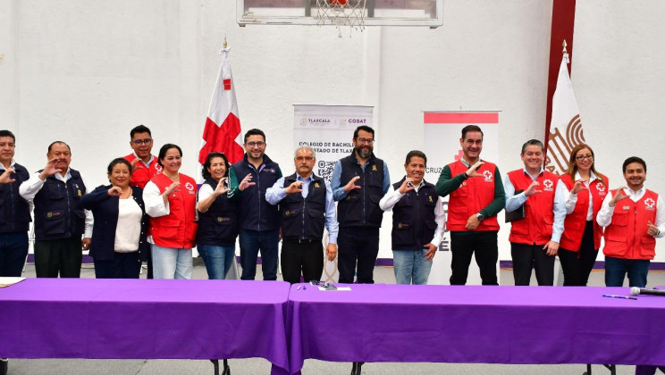 COBAT Y CRUZ ROJA MEXICANA FIRMAN ALIANZA A FAVOR DEL BIENESTAR JUVENIL EN TLAXCALA