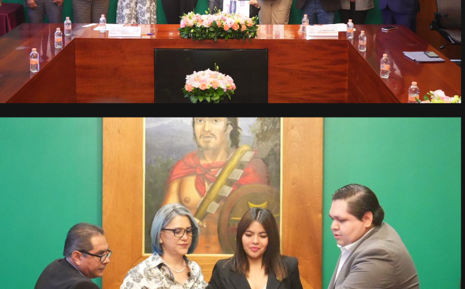 Recibe LXV Legislatura Informe de CEDHT