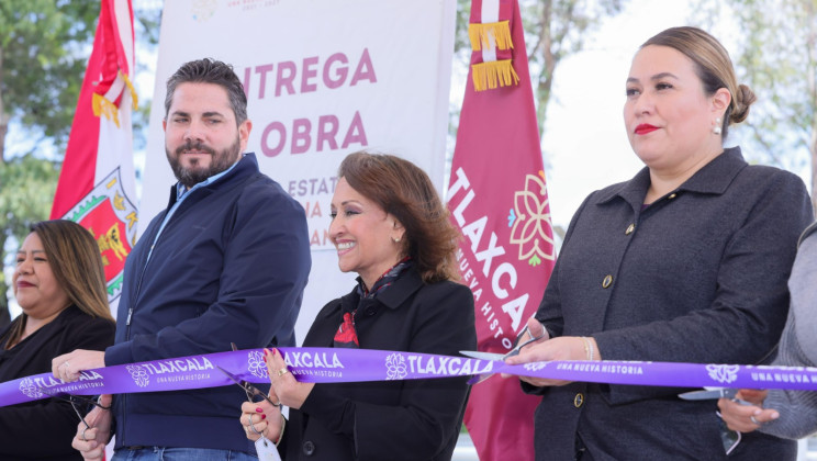ENTREGA GOBERNADORA LORENA CUÉLLAR PUENTE VEHICULAR QUE BENEFICIARÁ A 7 MIL HABITANTES DE CHIAUTEMPAN