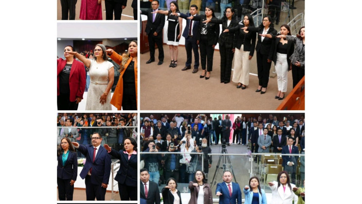 Rinden protesta integrantes del Poder Judicial de Tlaxcala y del Órgano de Administración Judicial