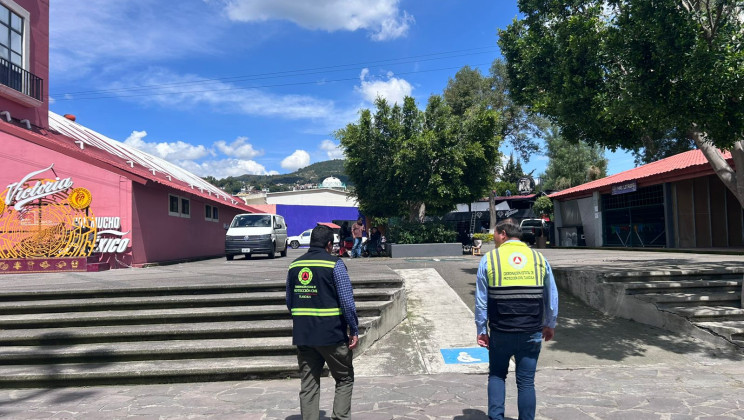 SUPERVISA PROTECCIÓN CIVIL ESTATAL MEDIDAS DE SEGURIDAD EN “TLAXCALA, LA FERIA DE FERIAS 2025”