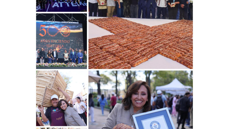 TLAXCALA LOGRA SU TERCER RÉCORD GUINNESS Y CONSOLIDA SU GRANDEZA CULTURAL CON EL PAN DE FIESTA MÁS GRANDE DEL MUNDO