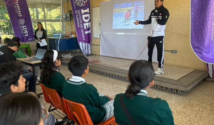 INSPIRAN A JÓVENES TLAXCALTECAS CON HISTORIAS DE ESFUERZO Y SUPERACIÓN EN LA “EXPERIENCIA DEPORTIVA” DEL IDET