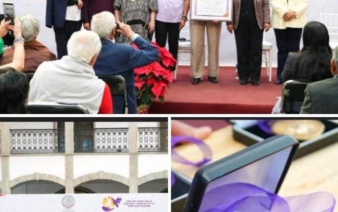 Acompañan diputadas entrega de la presea “Eleanor Roosevelt” en reconocimiento a mujeres defensoras de los derechos humanos