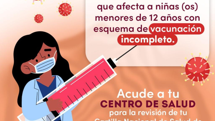 USO DE CUBREBOCAS Y LAVADO MANOS, ESENCIALES PARA PREVENIR CONTAGIOS DE SARAMPIÓN