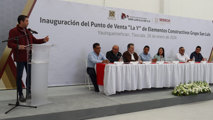INVERSIÓN TLAXCALTECA IMPULSA EMPLEO EN YAUHQUEMEHCAN CON NUEVO PUNTO DE VENTA DE MATERIALES PARA LA CONSTRUCCIÓN